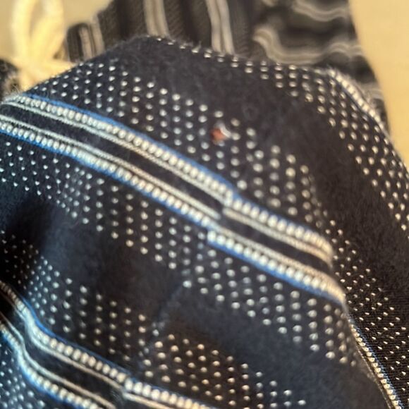 Lucky Brand Navy and White Cap Sleeve Dress Size M - Picture 13 of 13